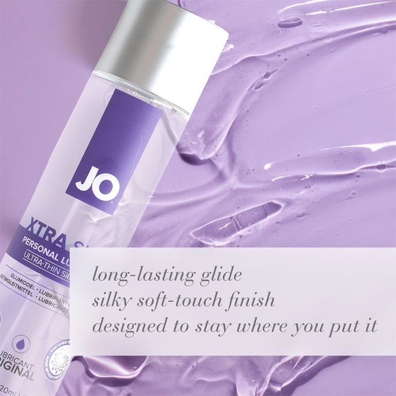 JO Xtra Silky Thin Silicone Original Lubricant