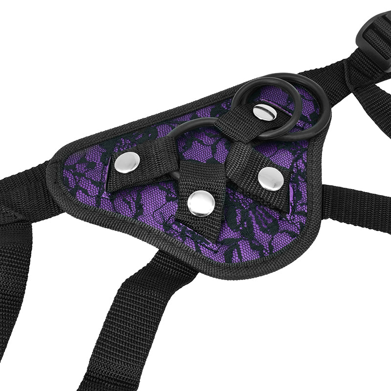 Amethyst Halo O-Ring Harness