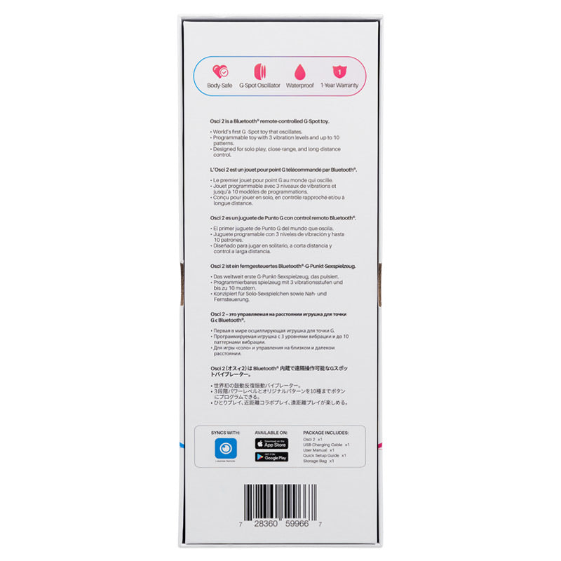 Osci 2 - Bluetooth G-Spot Vibrator