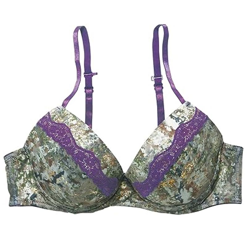 Wilderness Dreams Camo Padded Bra Plum Padded Bra
