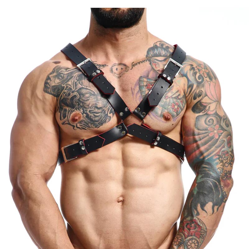 Dngeon Harness Belts Cross