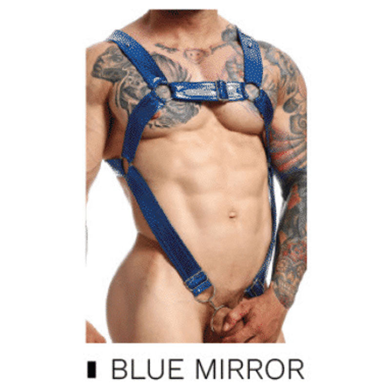 DNGEON Cross Cockring Harness by MOB