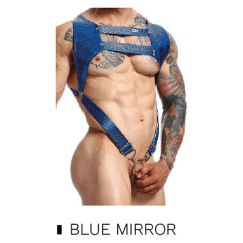 DNGEON Croptop Cockring Harness by MOB
