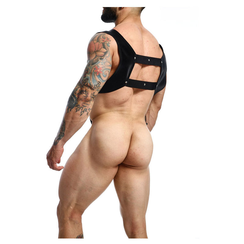 DNGEON Croptop Cockring Harness by MOB