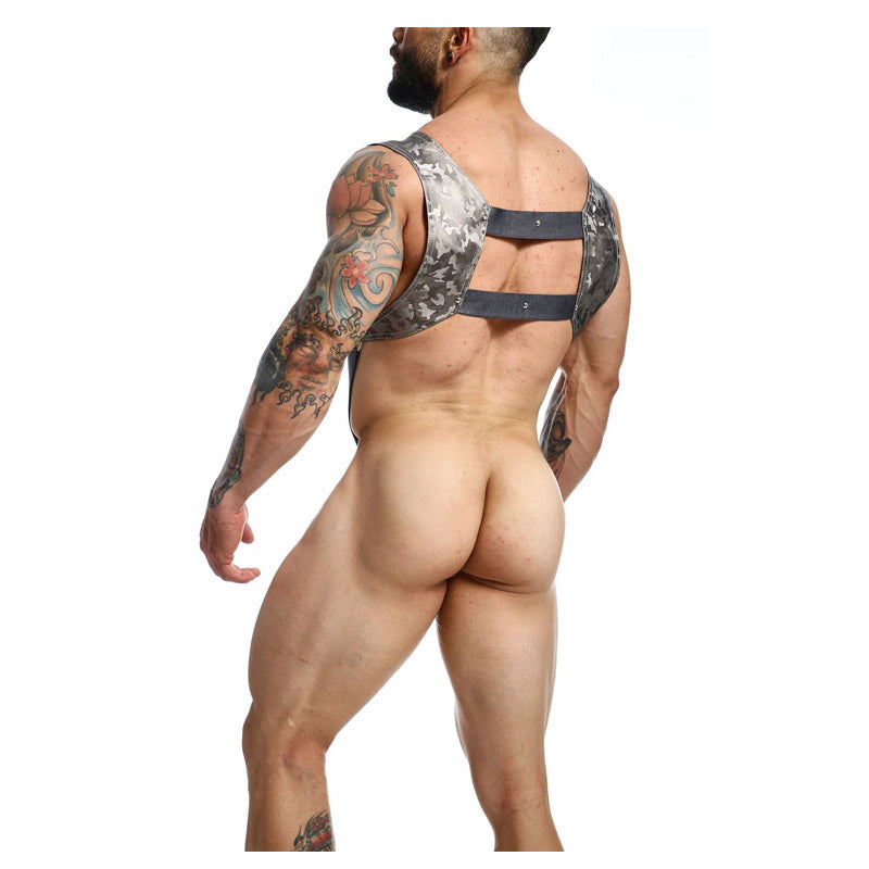 DNGEON Croptop Cockring Harness by MOB