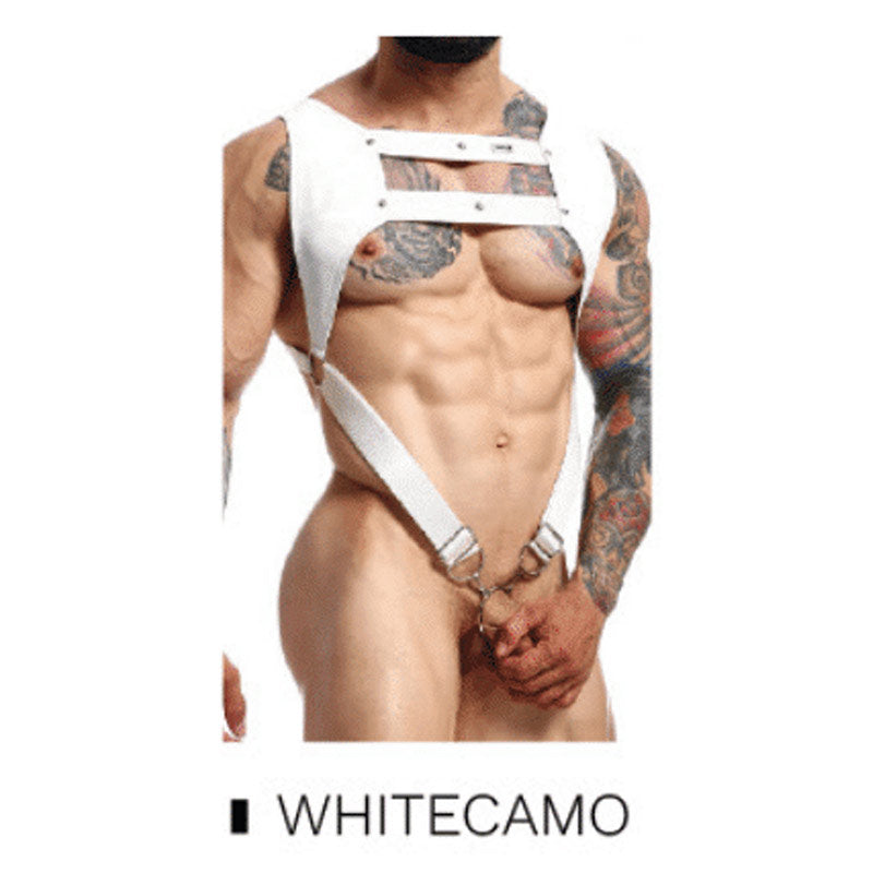 DNGEON Croptop Cockring Harness by MOB