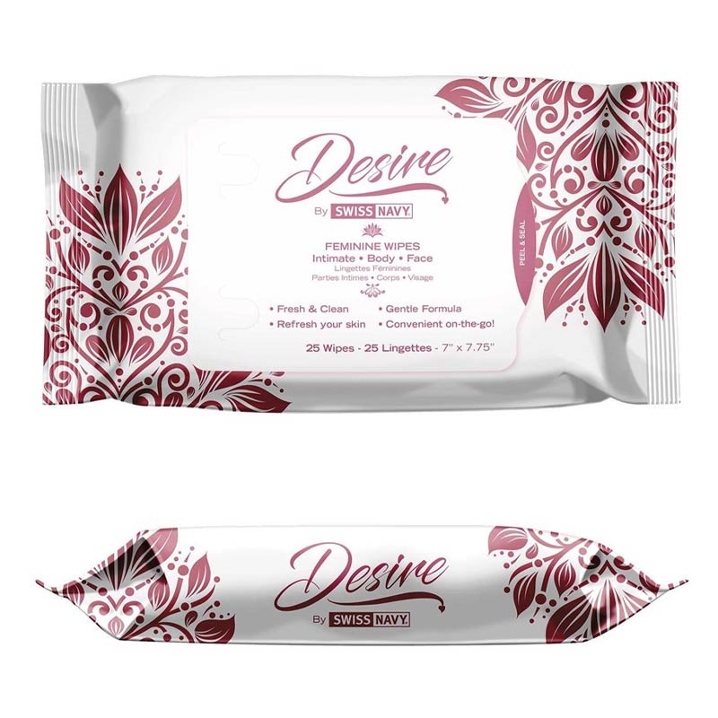 Desire Unscented Feminine Wipes