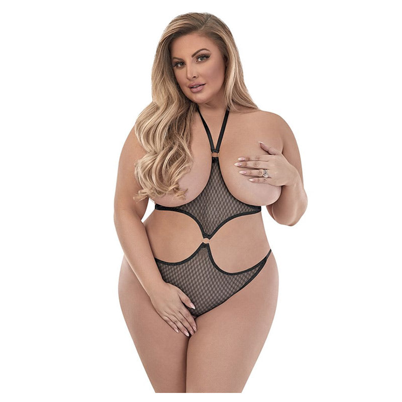 Diamond Girl Cupless And Crotchless Teddy