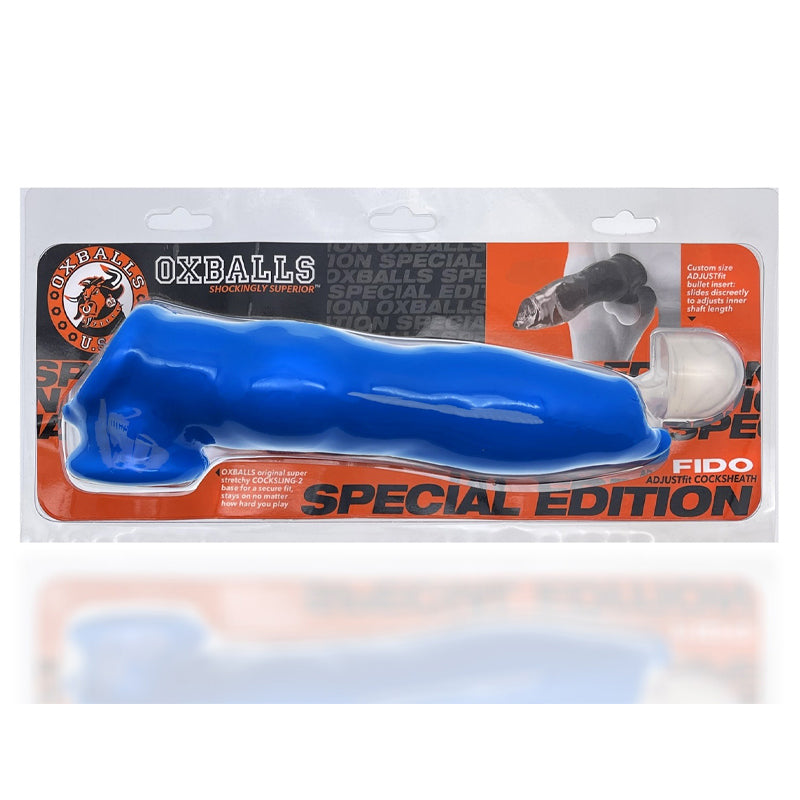 Oxballs Fido Thick Blubbery Beast-Shaped Cocksheath And Bullet Insert