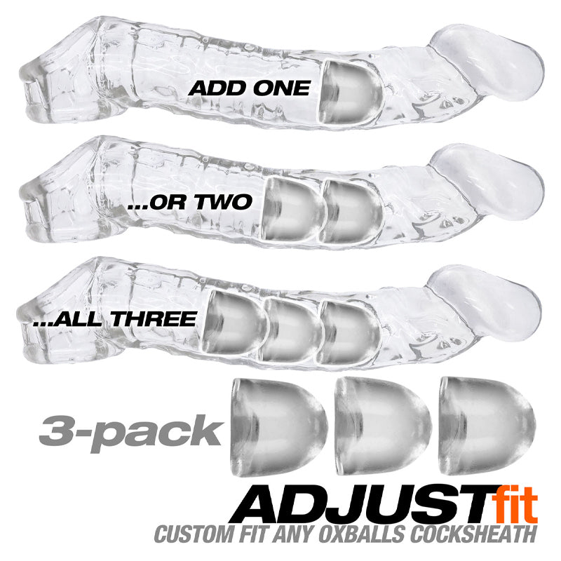 Oxballs Adjustfit Insert 3-Pack