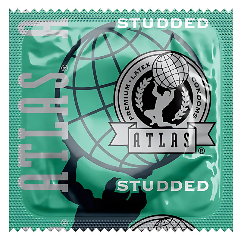 Atlas Studded Single Condoms