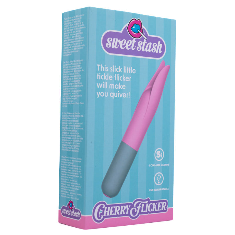 Rock Candy Cherry Flicker-Fluttering Clitoral Vibe