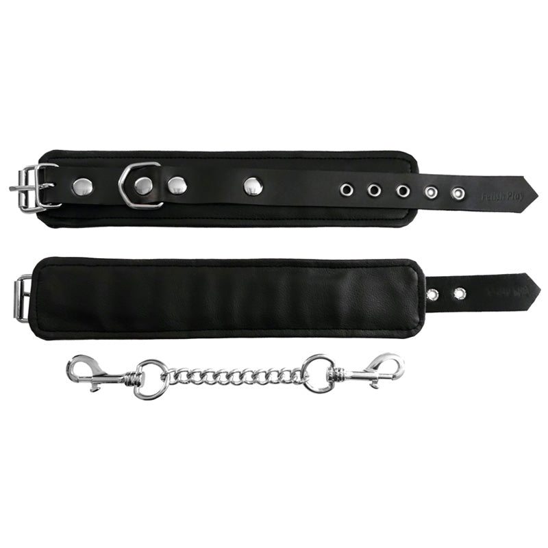 Rouge Garments PVC Wrist Cuffs