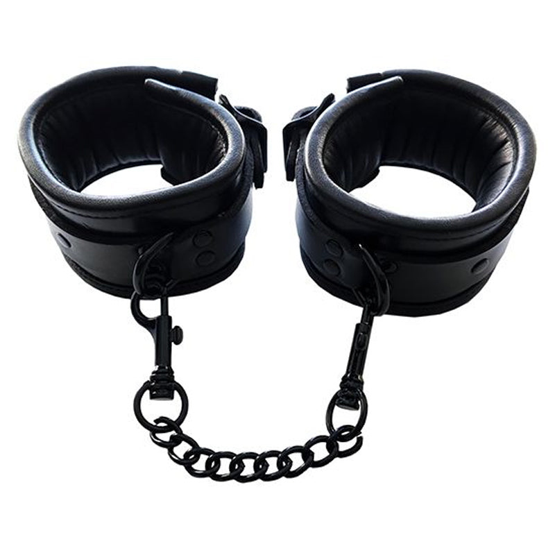 Rouge Garments Padded Leather Ankle Cuffs