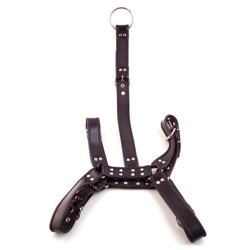 Rouge Garments Leather Body Harness with Detachable Strap