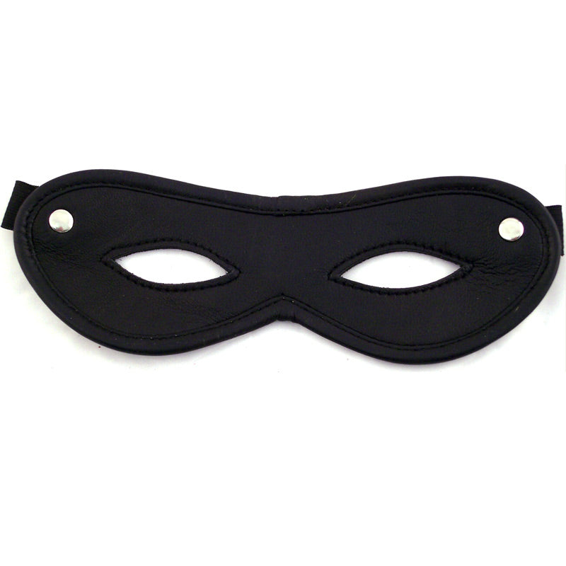 Rouge Garments Leather Open Eye Mask