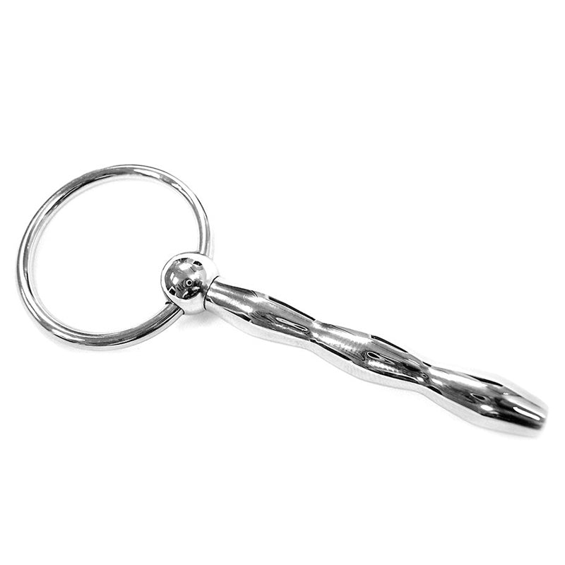 Rouge Garments Stainless Steel Ribbed Urethral Probe