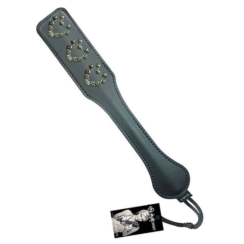 Sex & Mischief Studded Heart Paddle