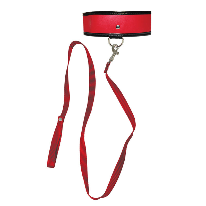 Sex & Mischief Red Leash & Collar