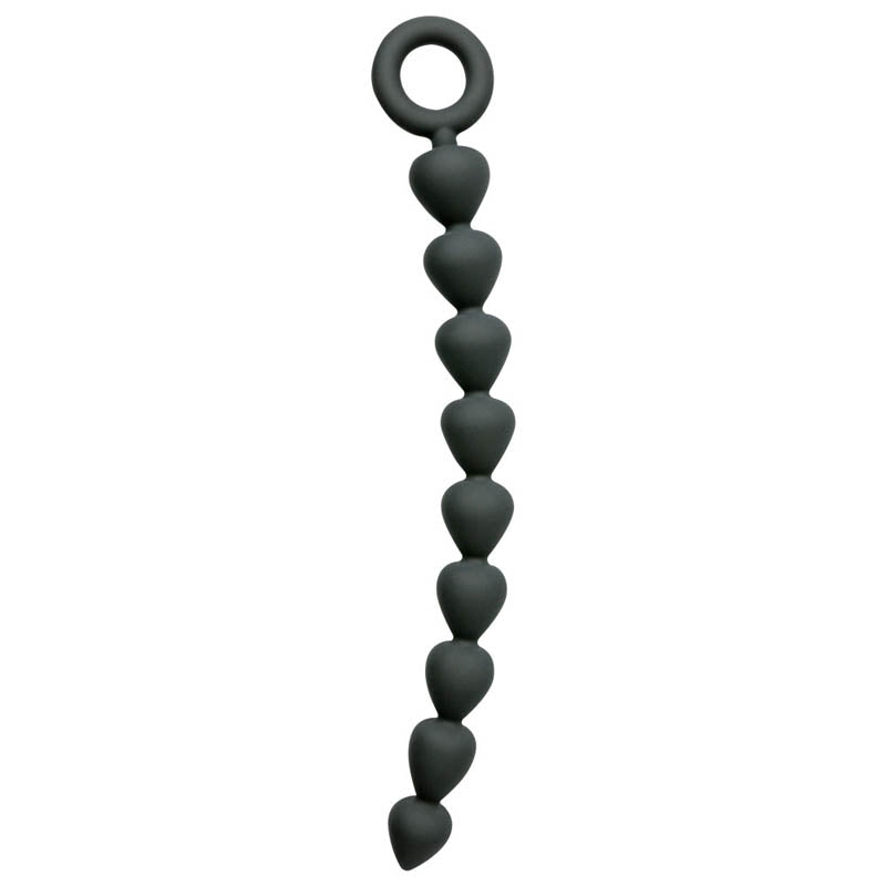Sex & Mischief Black Silicone Anal Beads