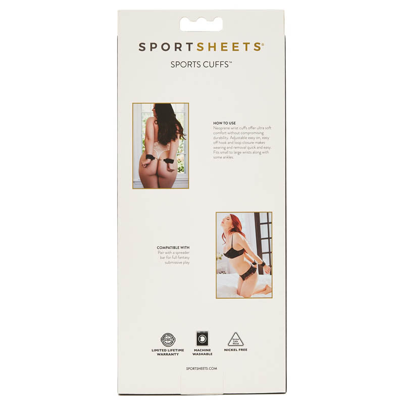 SportSheet Sports Cuffs - Black