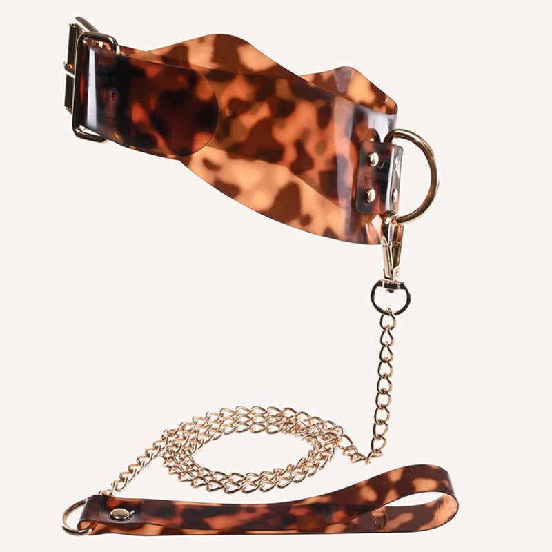 Sportsheet Sincerely Amber Collar and Leash