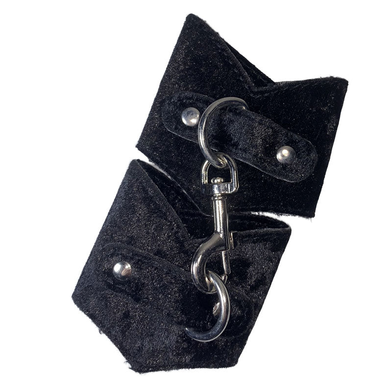SportSheet Black Velvet Cuffs