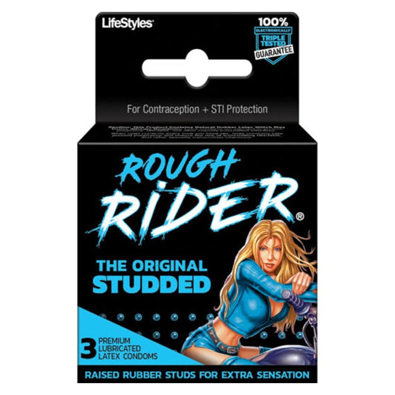Lifestyles Rough Rider Studded Condoms