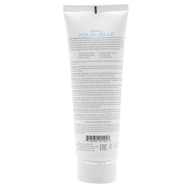 Simply Aqua Jelle Lubricant
