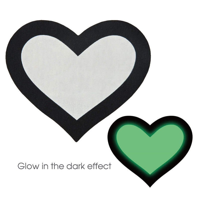 Glow In The Dark Hearts Pasties