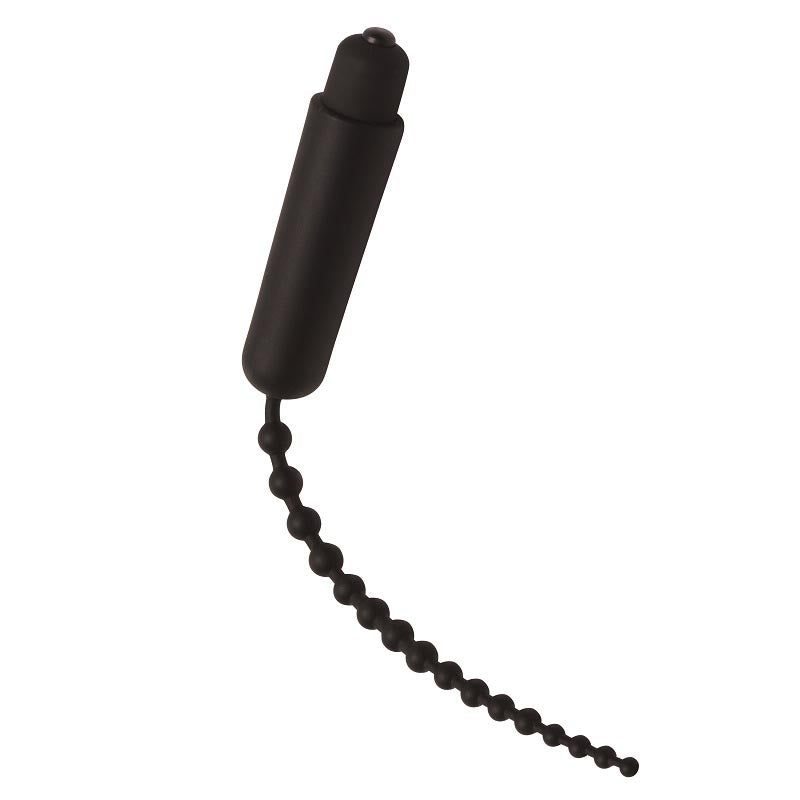 Dark Rod Vibrating Beaded Silicone Sound