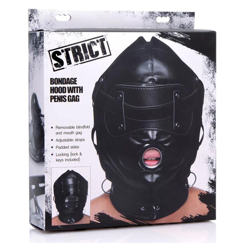 Bondage Hood with Penis Gag
