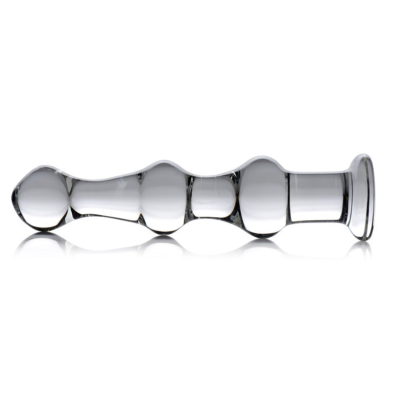 Mammoth 3 Bumps Glass Dildo