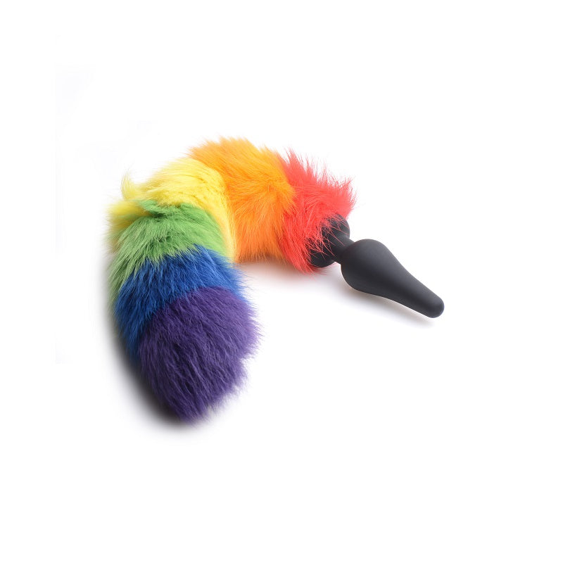 Rainbow Tail Silicone Butt Plug