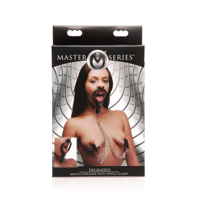 Degraded Mouth Spreader with Nipple Clamps