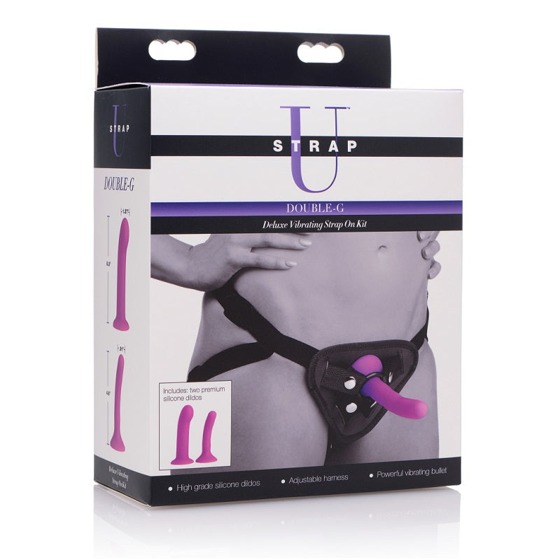 Double G Deluxe Vibrating Strap-On Kit