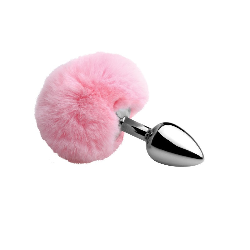 Fluffy Bunny Tail Anal Plug