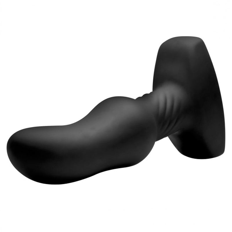 Slim M Curved Rimming Plug with Remote Control