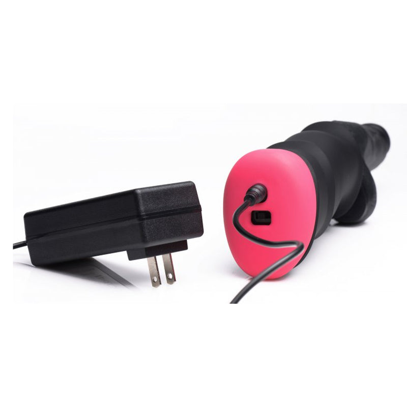 Mega-Pounder Hand-held Thrusting Silicone Dildo