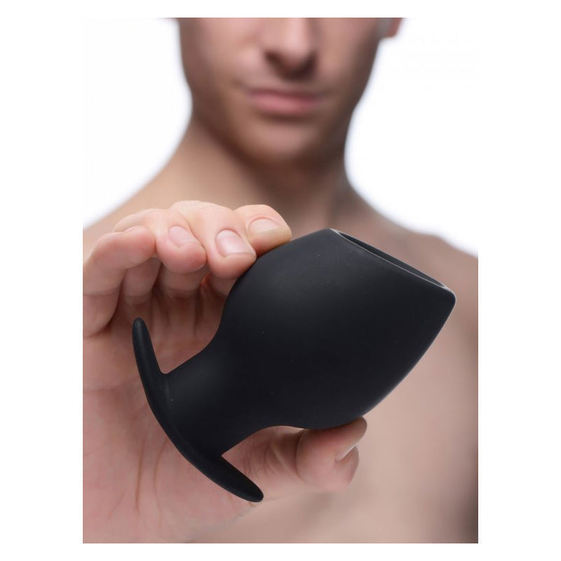Ass Goblet Silicone Hollow Anal Plug-Large