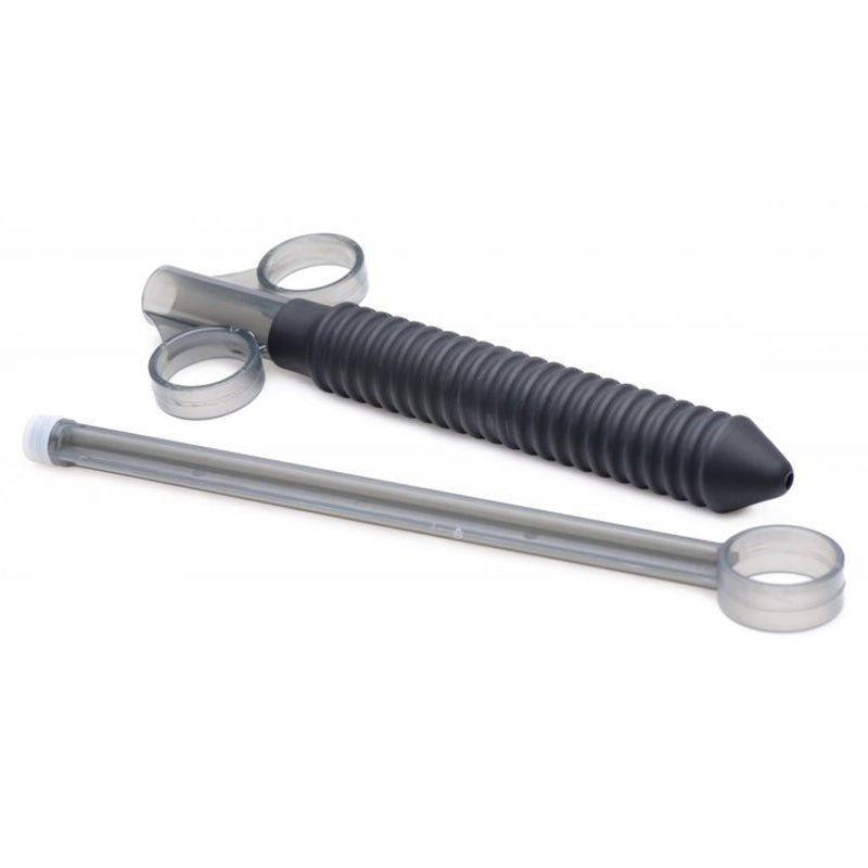 Ribbed Silicone Lubricant Launcher