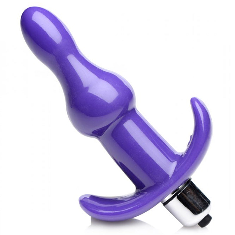 Rolling Purple Bumpy Anal Plug