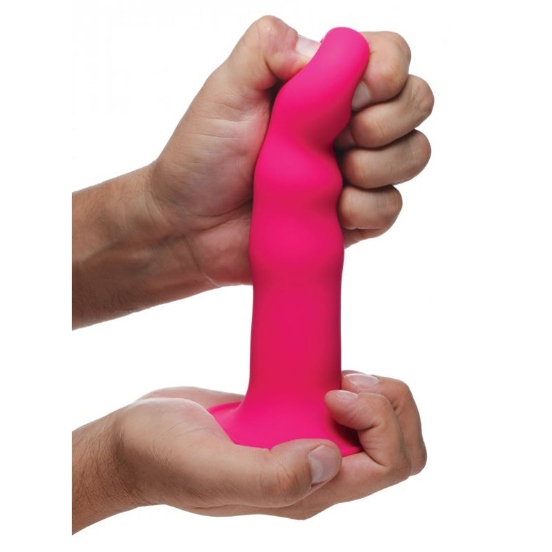 Squeezable Wavy Dildo