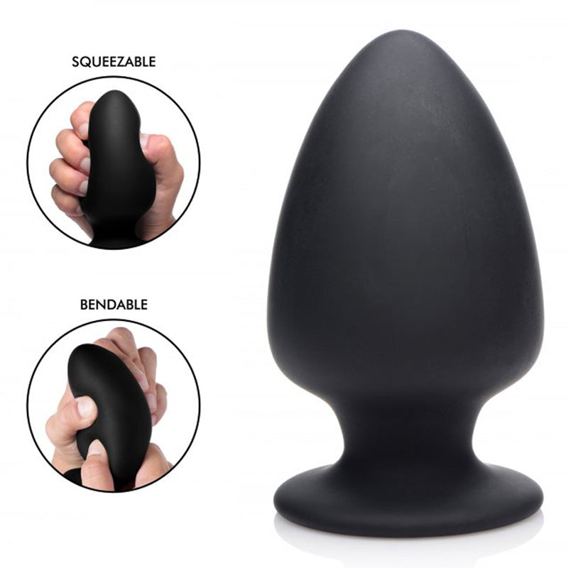 Squeezable Silicone Anal Plug