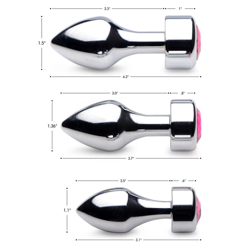 Weighted Base Aluminum Plug Gem