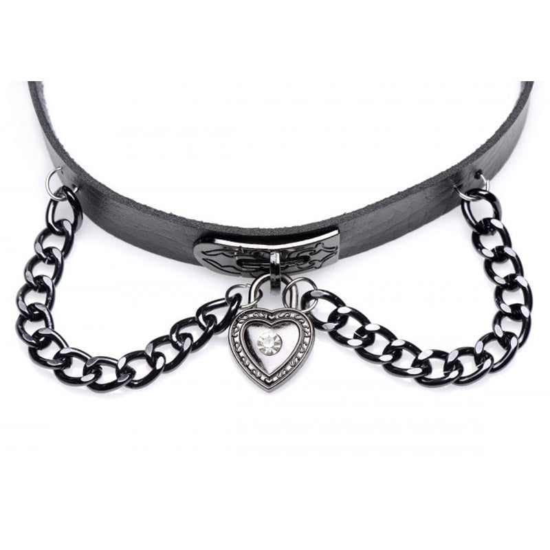 Gothic Heart Chain Choker