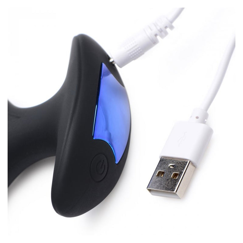 Electro-Spread 64X Vibrating & E-Stim Silicone Butt Plug