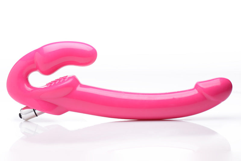 7X Revolver Slim Vibrating Strapless Strap-On