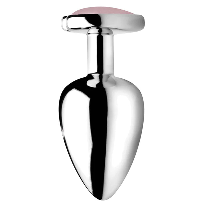 Gemstones Rose Quartz Heart Anal Plug