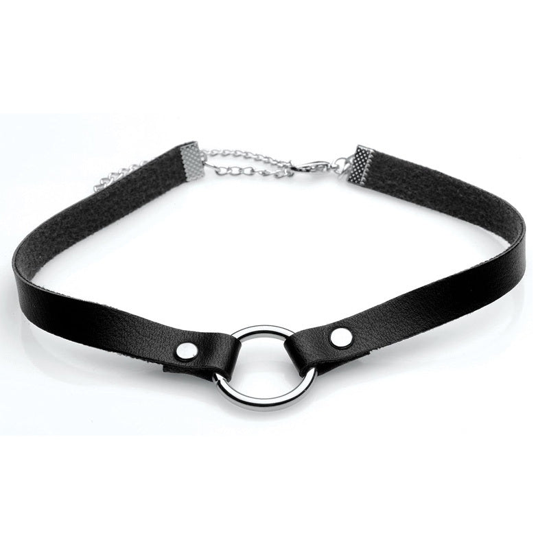 Lush Pet Silver Ring Slim Choker